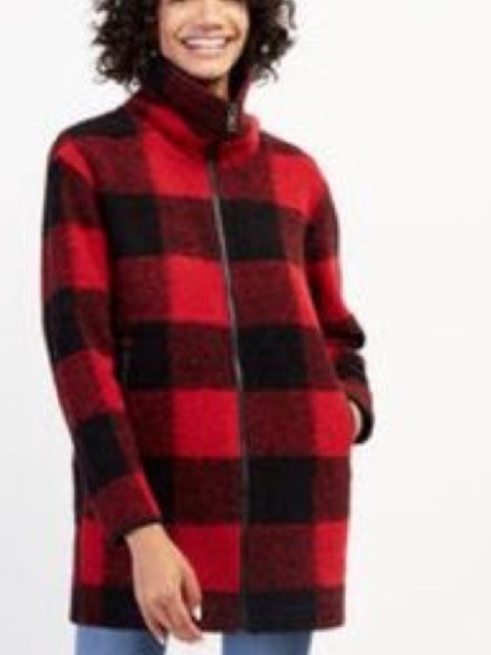 Roots Red and Black Buffalo-Check Seymour Jacket